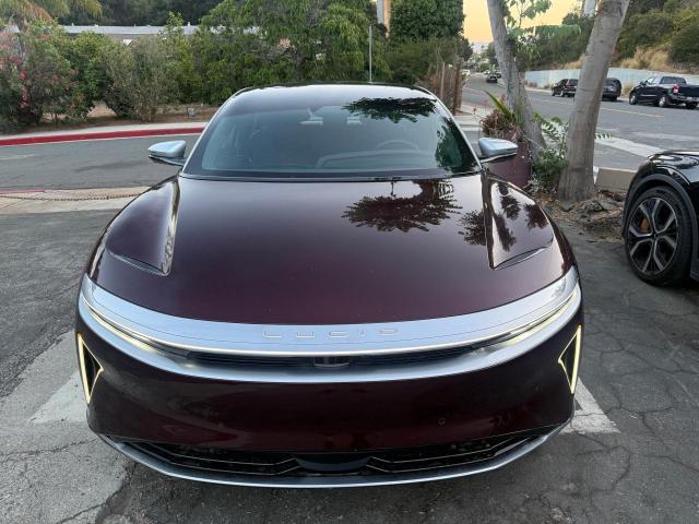 2022 Lucid Air VIN 50EA1GBA8NA005072 COPART salvage auction — DAMAGE HISTORY, Ca - Dlr/Dis/Exp Only Salvage Title (P), sold $14,000 on 2026-07-29 (photo 5)