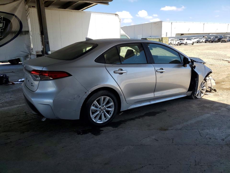 2026 Toyota Corolla VIN JTDBCMFE8T3148765 COPART salvage auction — FRONT END, Ca - Salvage Certificate, sold $7,500 on 2026-07-16 (photo 3)