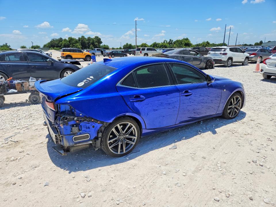 2019 Lexus Is VIN JTHBA1D2XK5085361 COPART salvage auction — REAR END, Salvage Title, sold $3,500 on 2026-07-23 (photo 3)