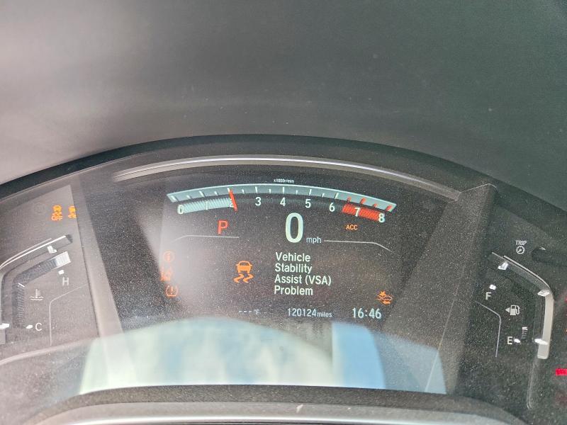2017 Honda Cr-v VIN 7FARW1H56HE043299 COPART salvage auction — FRONT END, UT - CERTIFICATE OF TITLE, sold $3,750 on 2026-07-17 (photo 9)