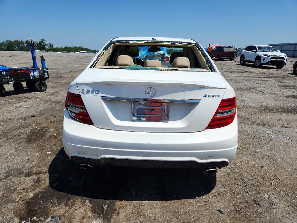 2014 Mercedes-benz C class VIN WDDGF8AB2EA923339 COPART salvage auction — REAR END, Va - Certificate Of Title, sold $3,550 on 2026-07-15 (photo 6)