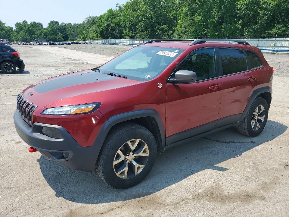 2016 Jeep Cherokee VIN 1C4PJMBS8GW285295 COPART salvage auction — REAR END, Salvage Title, sold $175 on 2026-07-23 (photo 1)