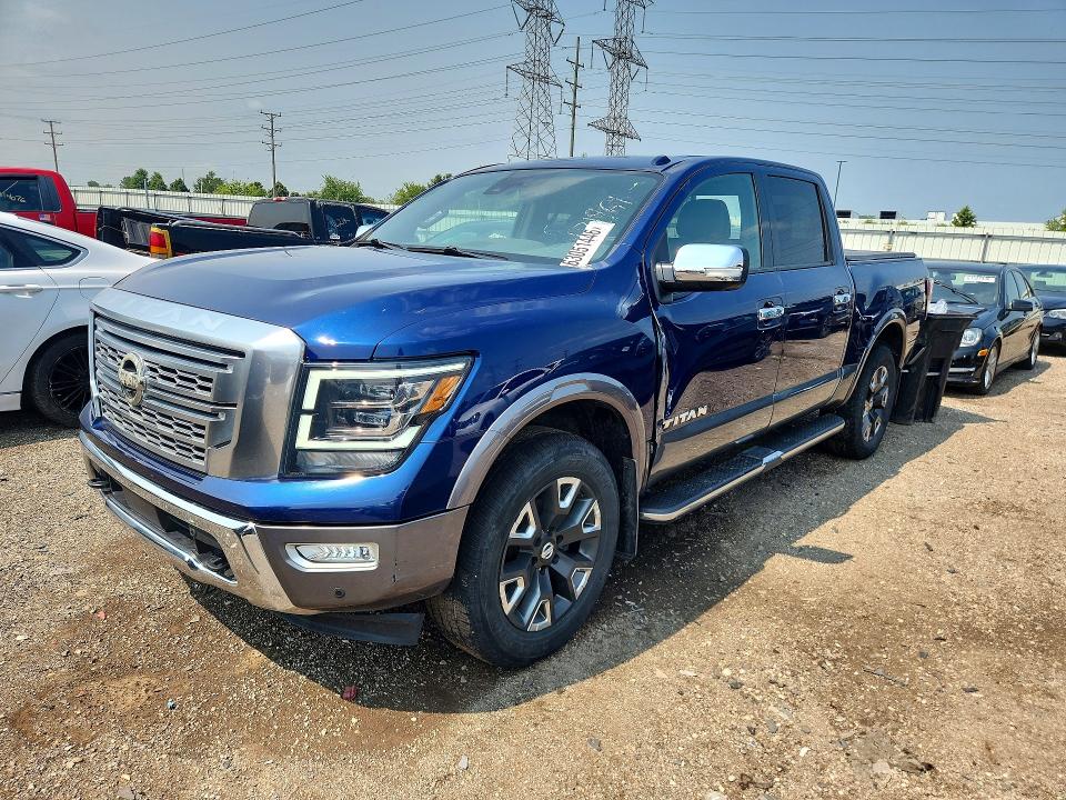 2021 Nissan TITAN VIN 1N6AA1ED1MN523889 — COPART salvage auction photo
