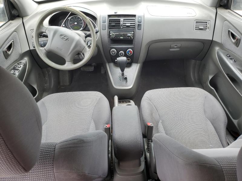 2006 Hyundai Tucson VIN KM8JM12B56U480210 COPART salvage auction — REAR END, CA - SALVAGE CERTIFICATE, sold $800 on 2026-07-16 (photo 8)