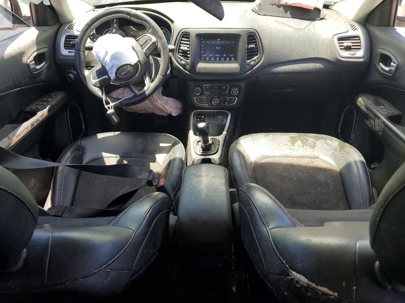 2017 Jeep Compass VIN 3C4NJCBB2HT629454 COPART salvage auction — FRONT END, Ca - Salvage Certificate, sold $275 on 2026-07-24 (photo 8)