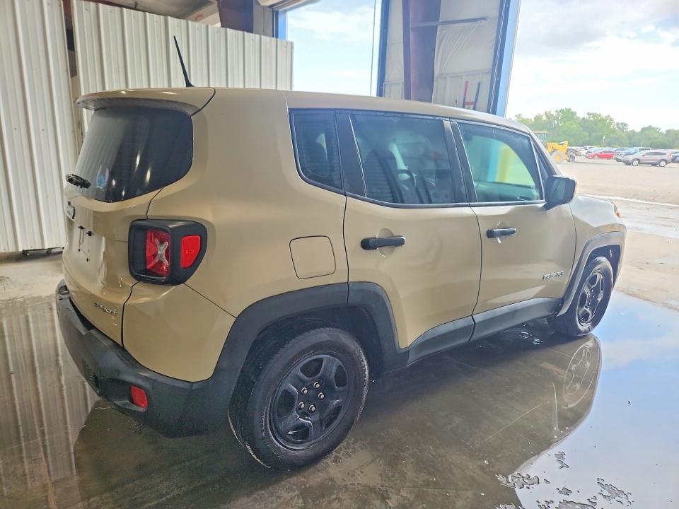 2016 Jeep Renegade VIN ZACCJAAW3GPC42059 COPART salvage auction — MINOR DENT/SCRATCHES, Il - Certificate Of Title, sold $1,550 on 2026-07-30 (photo 3)