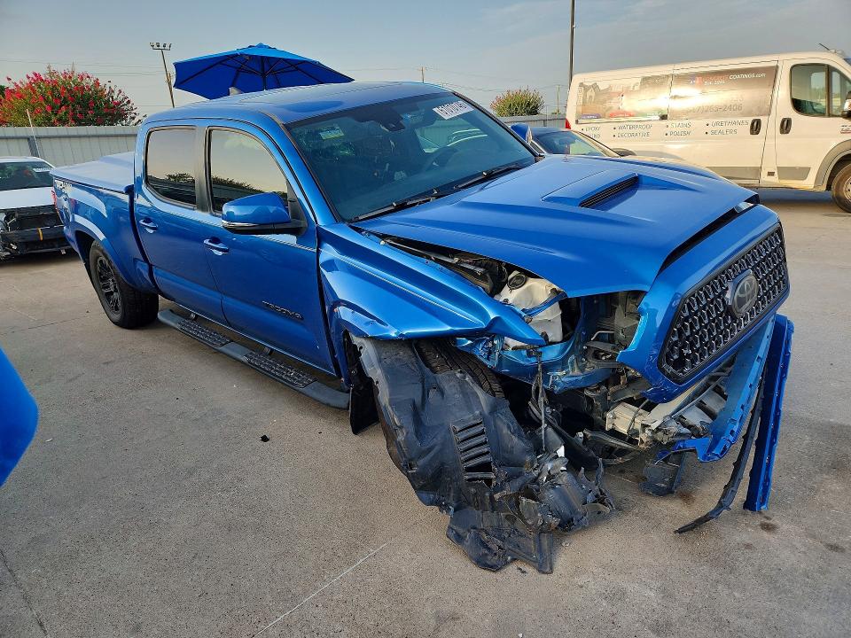 2018 Toyota Tacoma VIN 5TFDZ5BN6JX035289 COPART salvage auction — FRONT END, Tx - Salvage Vehicle Title, sold $5,100 on 2026-07-23 (photo 4)