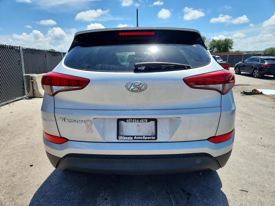 2016 Hyundai Tucson VIN KM8J33A40GU137825 COPART salvage auction — FRONT END, Fl - Certificate Of Title, sold $70 on 2026-07-28 (photo 6)