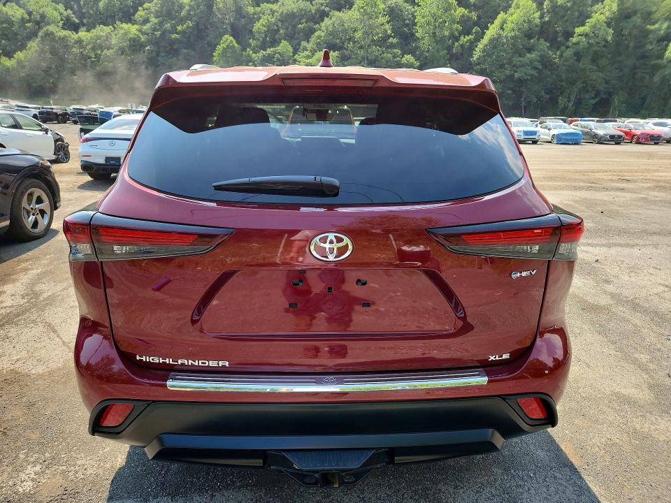 2025 Toyota Highlander VIN 5TDKBRCH0SS680619 COPART salvage auction — FRONT END, Nj - Cert Of Title-Salvage, sold $19,600 on 2026-07-30 (photo 6)