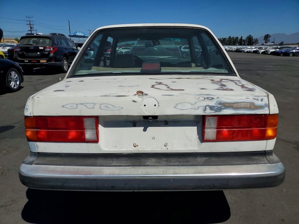 1987 BMW 3 series VIN WBAAB5409H9807112 COPART salvage auction — STRIPPED, Al - Dis/Dlr/Exp Only Clean Title (P), sold $1,600 on 2026-07-27 (photo 6)