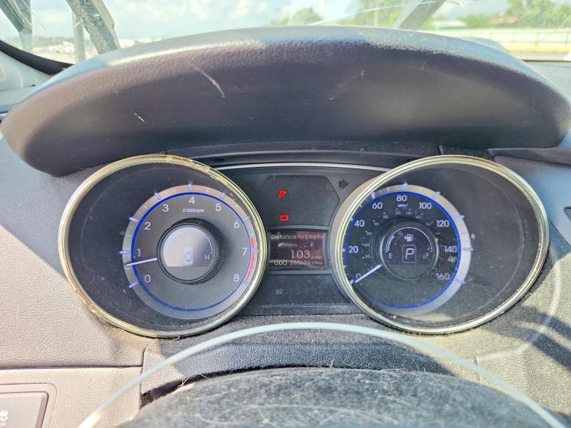 2012 Hyundai Sonata VIN 5NPEC4AC3CH385591 COPART salvage auction — FRONT END, TN - SALVAGE CERTIFICATE (P), sold $525 on 2026-07-27 (photo 9)