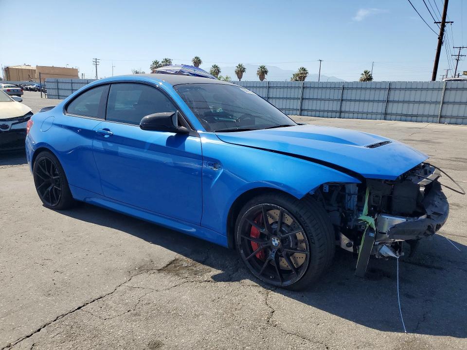 2020 BMW M2 VIN WBS1J3C06L7H57443 COPART salvage auction — FRONT END, Ca - Salvage Certificate, sold $18,200 on 2026-08-20 (photo 4)