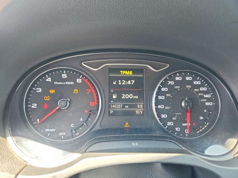 2016 Audi A3 VIN WAUC7GFF7G1038520 COPART salvage auction — NORMAL WEAR, Nm - Certificate Of Title, sold $1,850 on 2026-09-17 (photo 9)