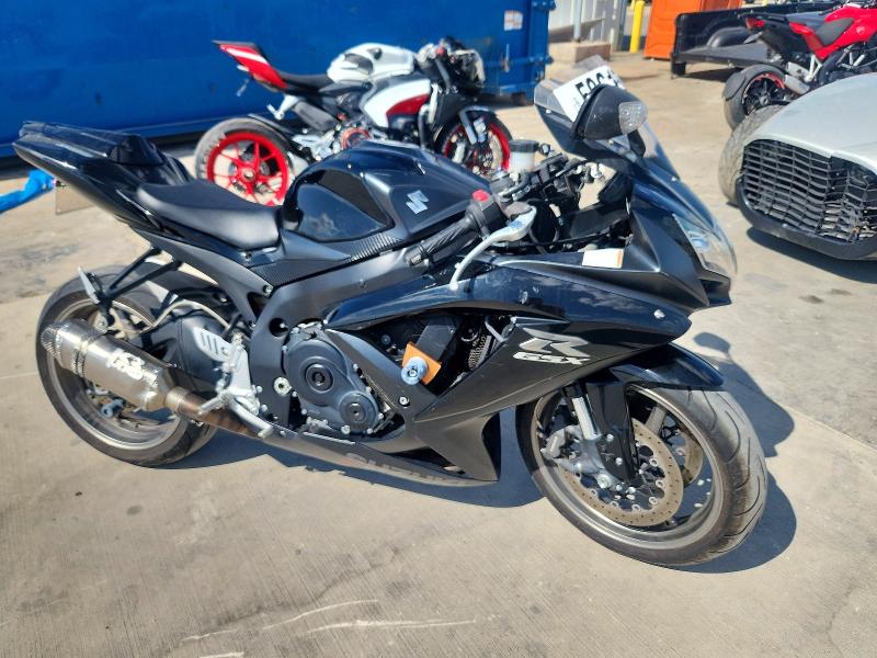 2009 Suzuki Gsx-r750 VIN JS1GR7LAX92102581 COPART salvage auction — SIDE, TX - SALVAGE VEHICLE TITLE, sold $3,600 on 2026-07-20 (photo 1)
