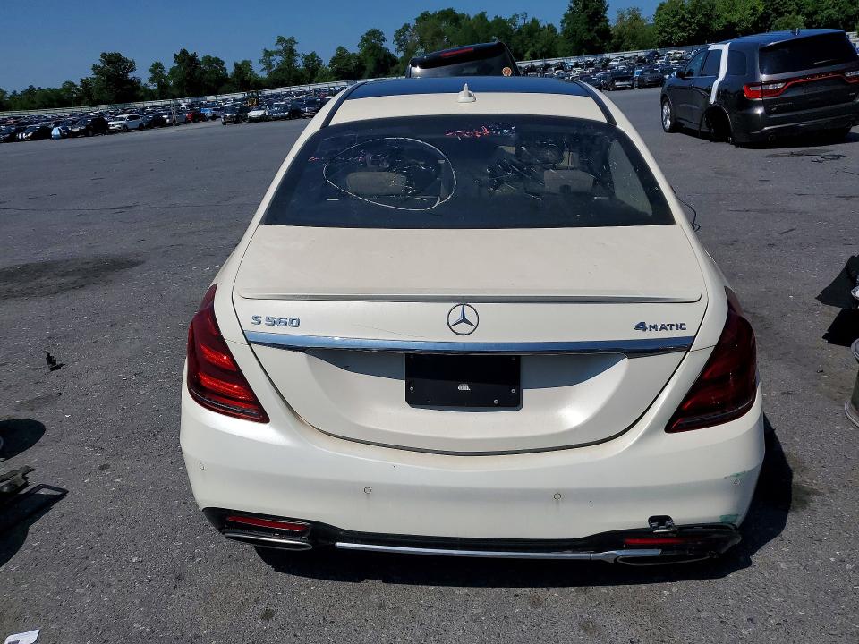 2019 Mercedes-benz S-klasse VIN WDDUG8GB0KA444503 COPART salvage auction — FRONT END, In - Certificate Of Title, sold $11,800 on 2026-08-04 (photo 6)