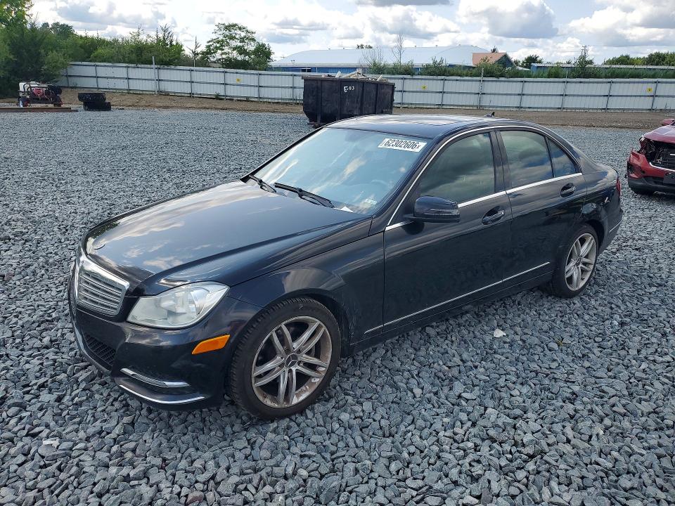 2012 Mercedes-benz C-klasse VIN WDDGF8BB2CA669871 COPART salvage auction — HAIL, Oh - Certificate Of Title, sold $500 on 2026-08-06 (photo 1)