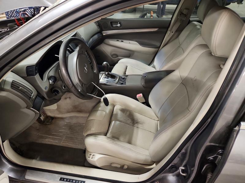 2012 Infiniti G VIN JN1CV6AR6CM678203 COPART salvage auction — FRONT END, MN - CERT OF TITLE-PRIOR SALVAGE, sold $500 on 2026-08-03 (photo 7)