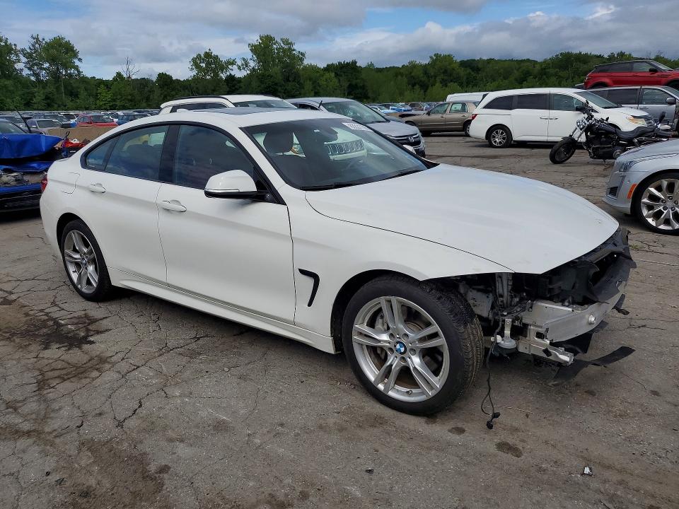 2018 BMW 4er VIN WBA4J3C57JBG96434 COPART salvage auction — FRONT END, Ny - Mv-907A Salvage Certificate, sold $7,300 on 2026-08-20 (photo 4)