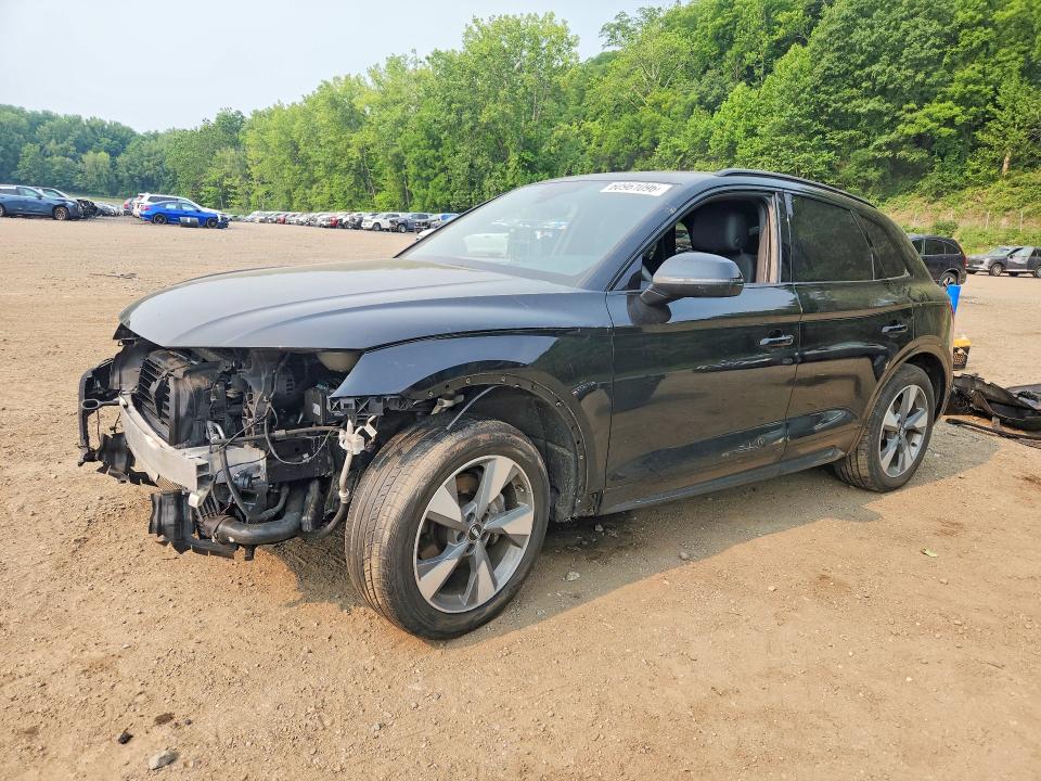 2020 Audi Q5 VIN WA1ANAFY9L2096075 COPART salvage auction — FRONT END, Fl - Certificate Of Destruction, sold $350 on 2026-07-23 (photo 1)