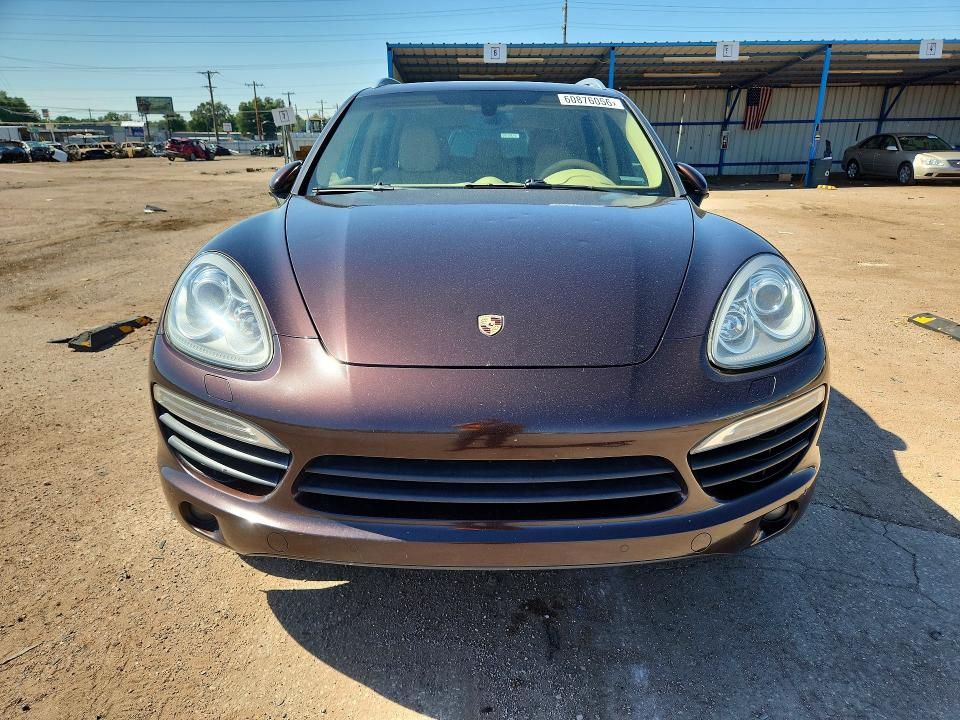 2014 Porsche Cayenne VIN WP1AE2A22ELA51294 COPART salvage auction — HAIL, Co - Certificate Of Title, sold $5,200 on 2026-07-29 (photo 5)