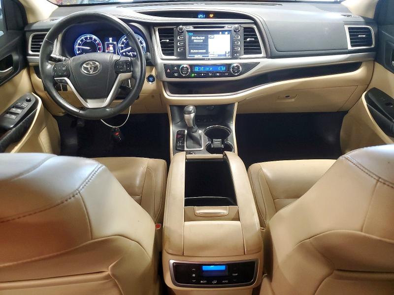2015 Toyota Highlander VIN 5TDJKRFH0FS092278 COPART salvage auction — REAR END, Mn - Cert Of Title-Salvage, sold $9,000 on 2026-07-09 (photo 8)