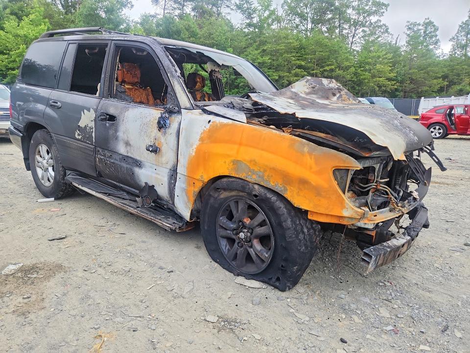 2005 Lexus Lx 470 VIN JTJHT00W353554635 COPART salvage auction — BURN, MD - CERT OF SALVAGE > 75% DAMAGE (P), sold $400 on 2026-07-14 (photo 4)