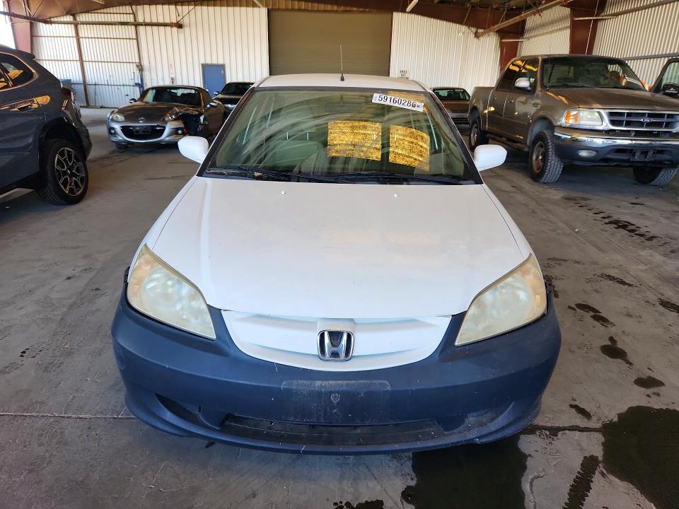 2004 Honda Civic hybrid VIN JHMES96674S011375 COPART salvage auction — MINOR DENT/SCRATCHES, Ca - Dis/Dlr/Exp App For Dup Clean, sold $250 on 2026-07-20 (photo 5)