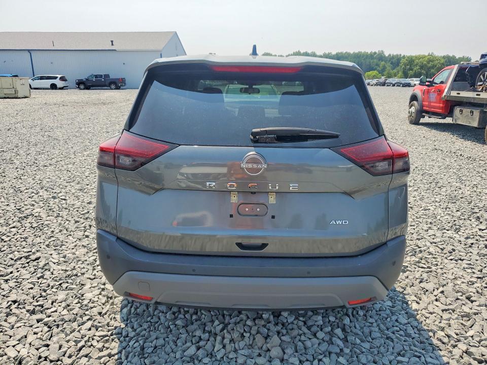 2023 Nissan Rogue VIN 5N1BT3AB6PC931401 COPART salvage auction — HAIL, Oh - Cert Of Title-Salvage, sold $11,100 on 2026-08-20 (photo 6)