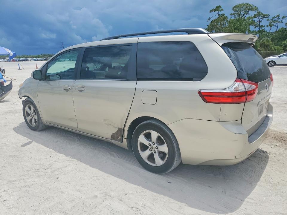 2015 Toyota Sienna VIN 5TDKK3DC2FS624624 COPART salvage auction — FRONT END, Fl - Cert Of Title Slvg Rebuildable, sold $950 on 2026-07-15 (photo 2)