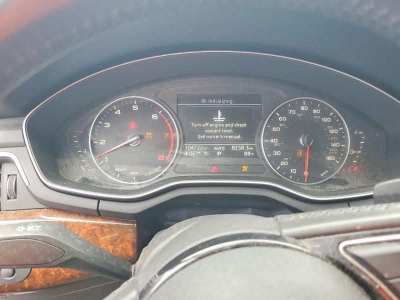 2017 Audi A4 VIN WAUGNAF46HN018515 COPART salvage auction — MECHANICAL, Fl - Certificate Of Title, sold $10 on 2026-07-28 (photo 9)