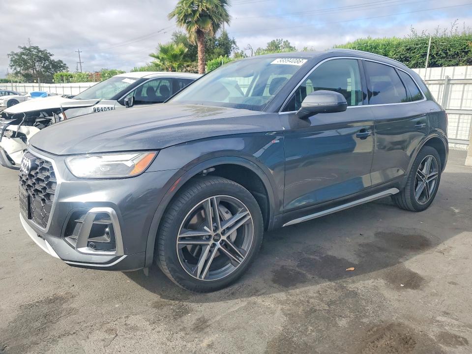 2021 Audi Q5 VIN WA1E2AFY8M2035683 COPART salvage auction — FRONT END, CA - SALVAGE CERTIFICATE, sold $17,200 on 2026-07-21 (photo 1)