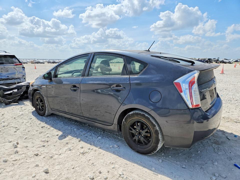 2012 Toyota Prius VIN JTDKN3DU1C1556275 COPART salvage auction — NORMAL WEAR, Mt - Certificate Of Title, sold $2,050 on 2026-07-30 (photo 2)