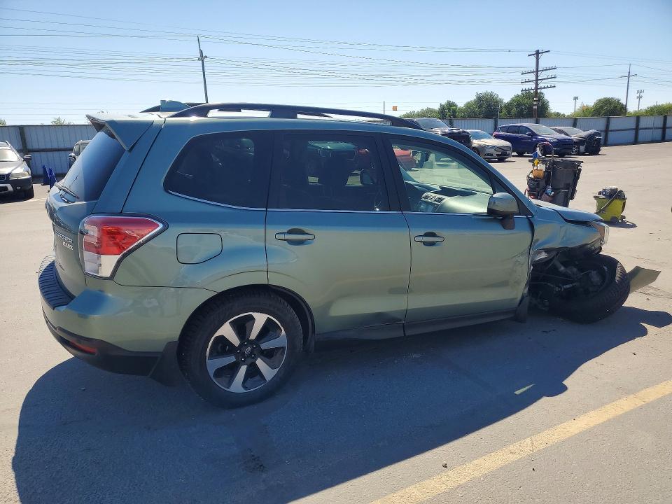 2017 Subaru Forester VIN JF2SJARC5HH530973 COPART salvage auction — FRONT END, Id - Salvage Certificate Of Title, sold $3,650 on 2026-09-11 (photo 3)
