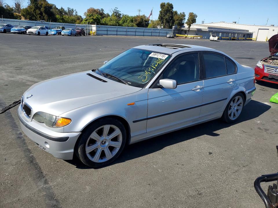 2002 BMW 3 series VIN WBAEV33492KL68351 COPART salvage auction — REAR END, Ca - Dis/Dlr/Exp Only Lien Papers (P), sold $300 on 2026-07-27 (photo 1)