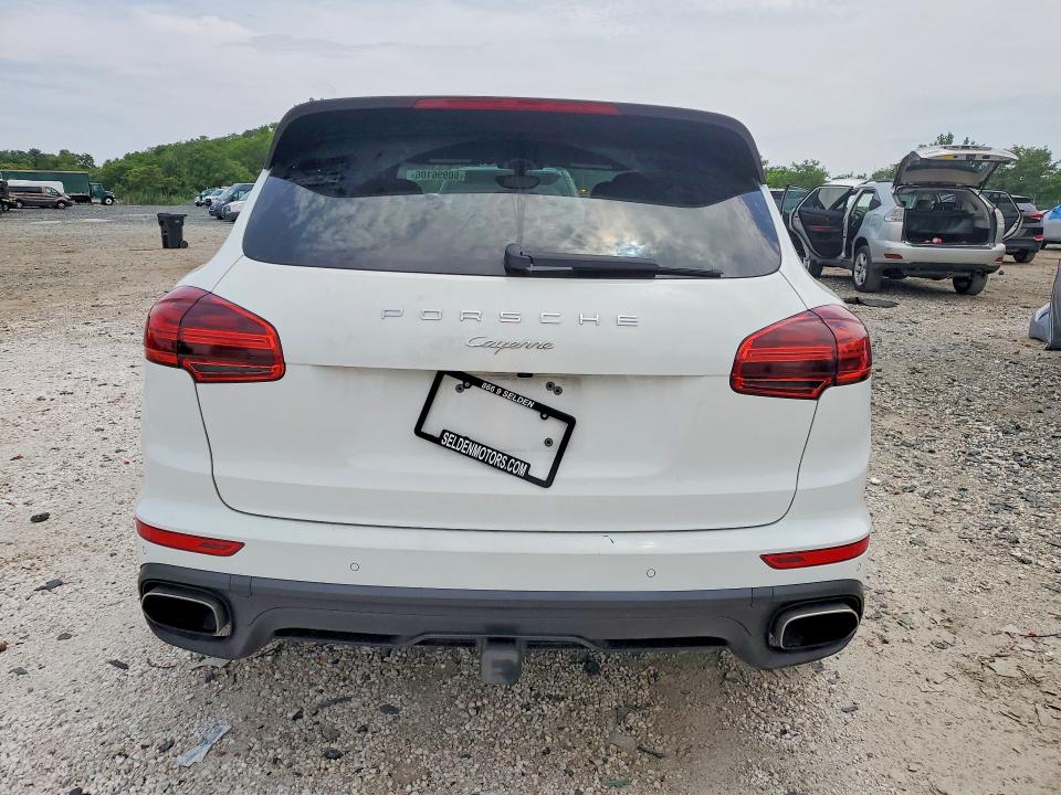 2016 Porsche Cayenne VIN WP1AA2A27GLA05264 COPART salvage auction — FRONT END, Pa - Certificate Of Salvage, sold $3,550 on 2026-08-11 (photo 6)