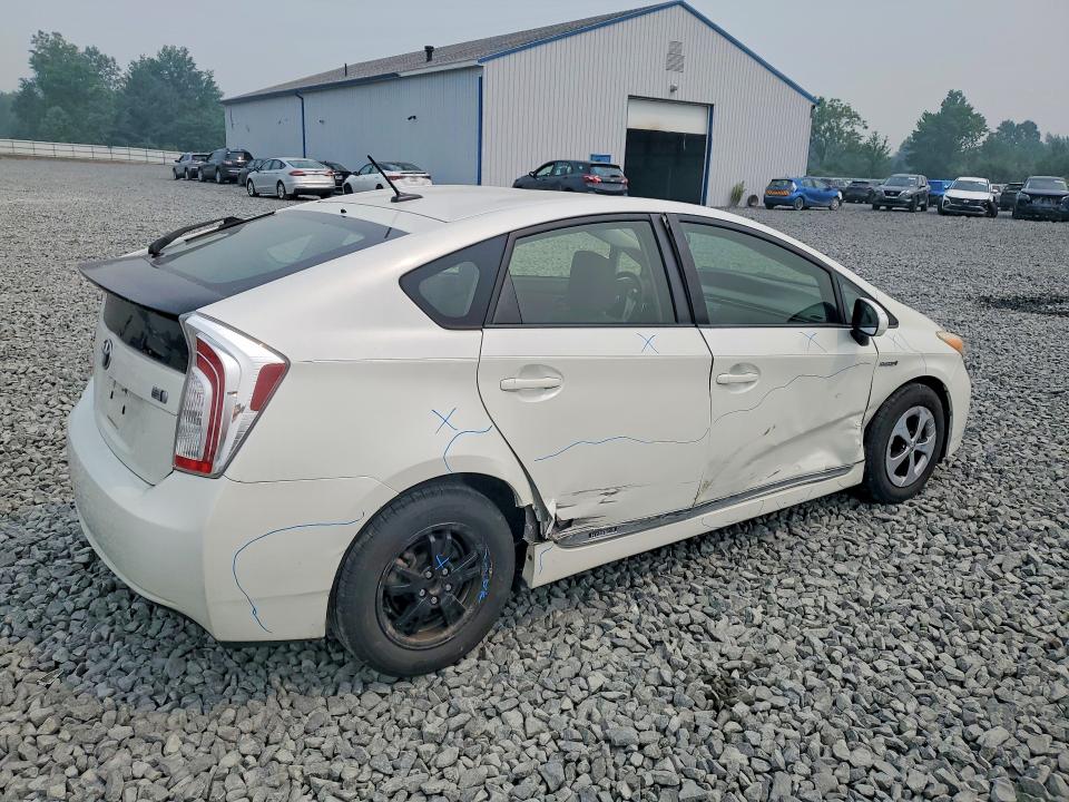 2012 Toyota Prius VIN JTDKN3DU8C1546679 COPART salvage auction — SIDE, OH - CERT OF TITLE-SALVAGE, sold $1,900 on 2026-07-27 (photo 3)