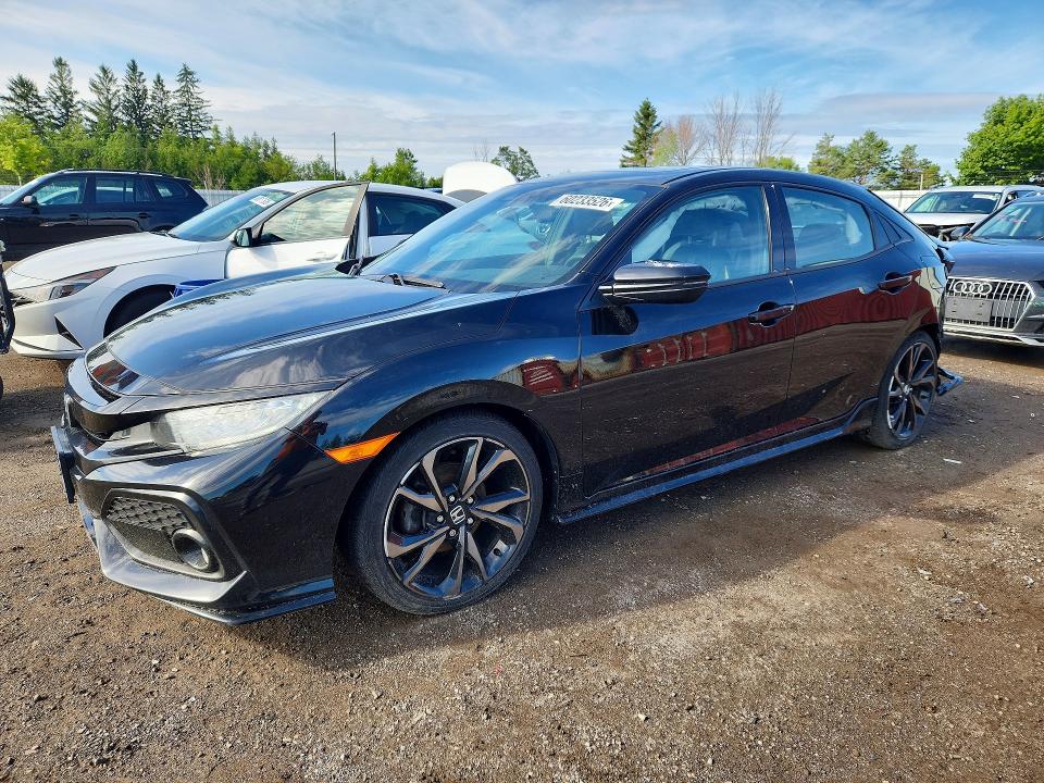 2019 Honda Civic VIN SHHFK7H97KU302758 COPART salvage auction — REAR END, ON - PERMIT SALVAGE, sold $4,200 on 2026-07-28 (photo 1)