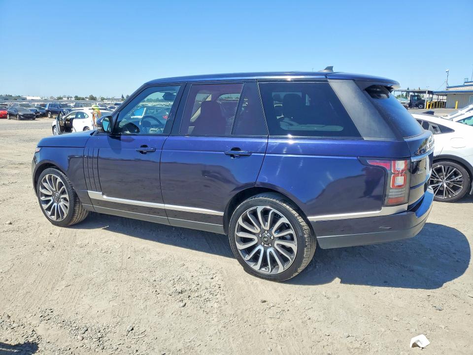 2016 Land rover RANGE ROVER VIN SALGS2EF7GA318048 COPART salvage auction — NORMAL WEAR, Ca - Dis/Dlr/Exp Only Clean Title (P), sold $1,800 on 2026-07-28 (photo 2)