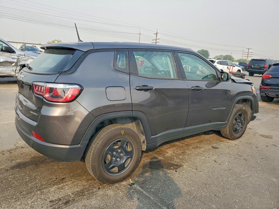 2018 Jeep Compass VIN 3C4NJDAB8JT415596 COPART salvage auction — FRONT END, ID - SALVAGE CERTIFICATE OF TITLE, sold $1,600 on 2026-08-21 (photo 3)