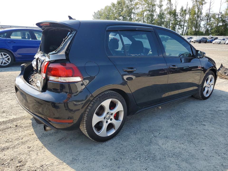 2010 Volkswagen Gti VIN WVWHD7AJ7AW258232 COPART salvage auction — REAR END, Wa - Bill Of Sale, sold $775 on 2026-07-27 (photo 3)