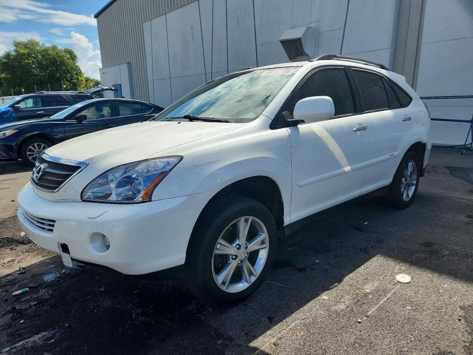 2008 Lexus Rx 400h VIN JTJHW31U182042551 COPART salvage auction — REAR END, FL - CERT OF TITLE SLVG REBUILDABLE, sold $1,100 on 2026-07-22 (photo 1)