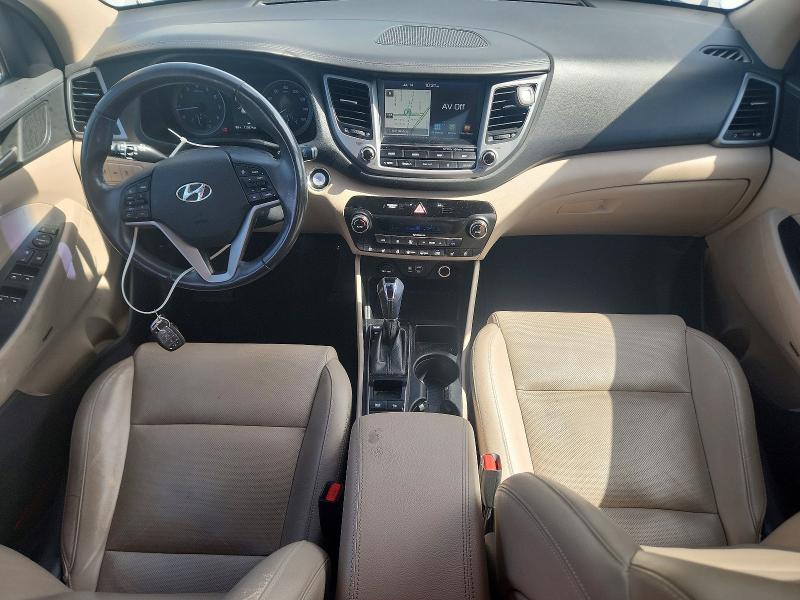 2018 Hyundai Tucson VIN KM8J33A27JU809353 COPART salvage auction — FRONT END, FL - CERTIFICATE OF TITLE, sold $3,500 on 2026-07-16 (photo 8)