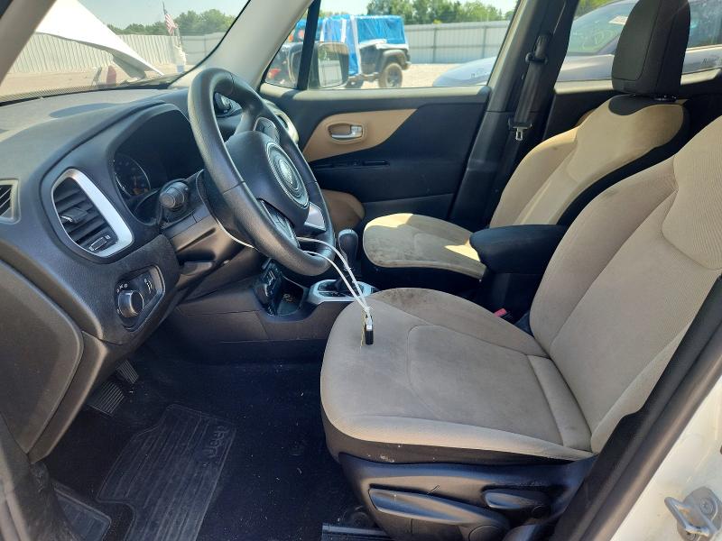2017 Jeep Renegade VIN ZACCJBAB8HPG38105 COPART salvage auction — FRONT END, Va - Certificate Of Title, sold $1,650 on 2026-08-14 (photo 7)