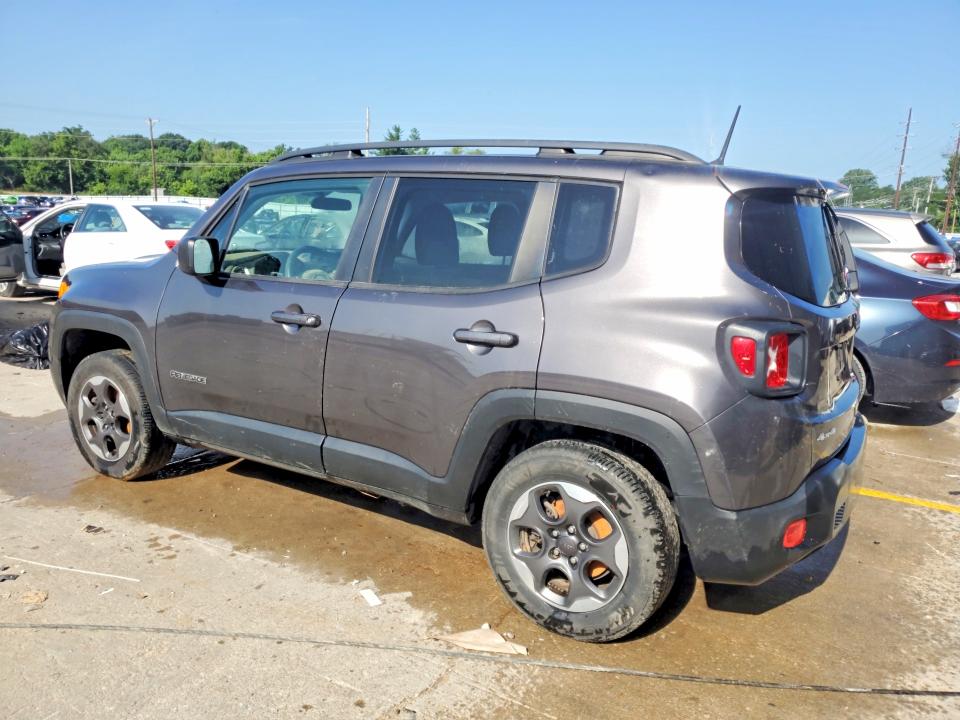 2018 Jeep Renegade VIN ZACCJBAB8JPH18414 COPART salvage auction — WATER/FLOOD, KY - BILL OF SALE/PART ONLY/NO TITL, sold $950 on 2026-08-12 (photo 2)