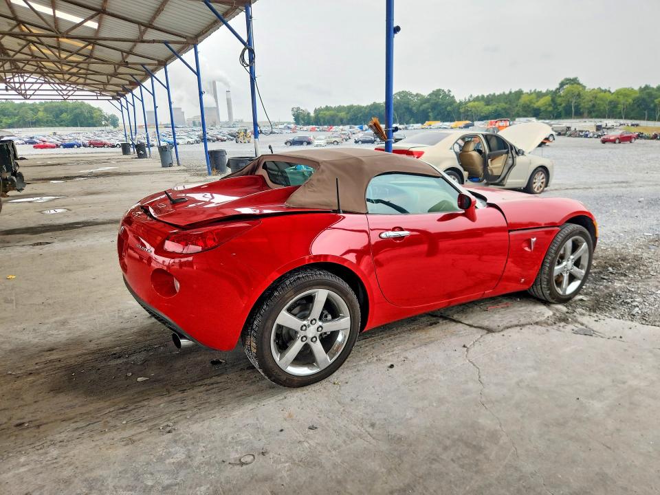 2007 Pontiac Solstice VIN 1G2MB35B47Y107589 COPART salvage auction — REAR END, Ga - Rebuilt With Theft History, sold $4,650 on 2026-09-03 (photo 3)