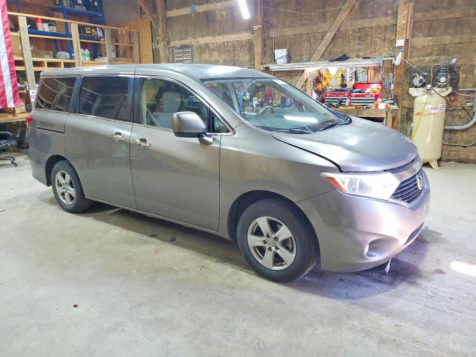 2014 Nissan Quest VIN JN8AE2KP6E9103653 COPART salvage auction — MINOR DENT/SCRATCHES, Sd - Non Public Clean Title, sold $150 on 2026-07-28 (photo 4)