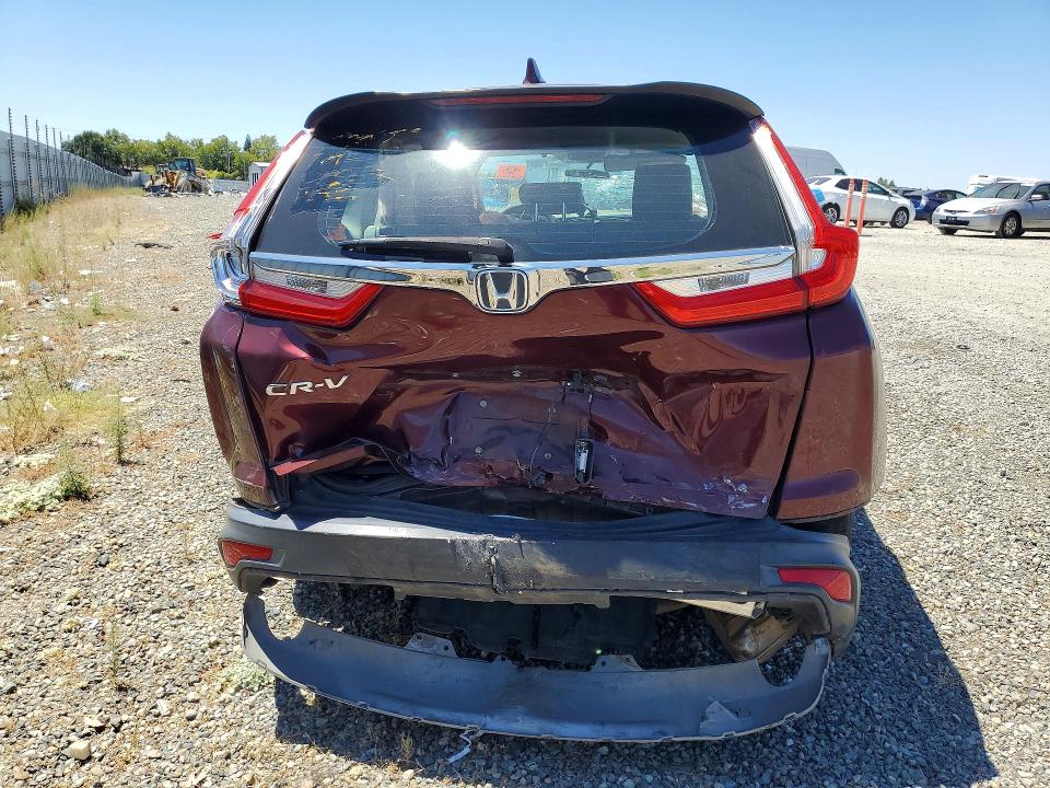 2017 Honda Cr-v VIN 7FARW5H31HE008157 COPART salvage auction — REAR END, Ca - Salvage Certificate, sold $925 on 2026-07-28 (photo 6)