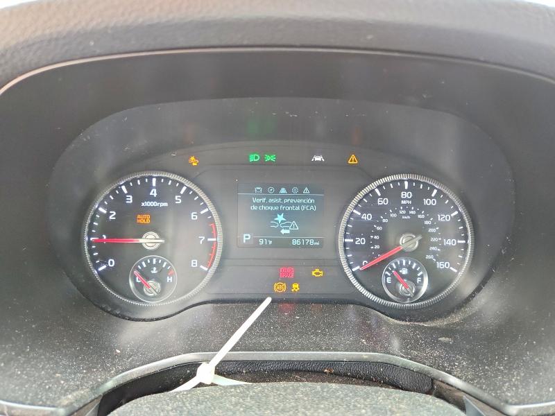 2020 Kia Telluride VIN 5XYP34HC4LG035375 COPART salvage auction — FRONT END, TX - SALVAGE VEHICLE TITLE, sold $40 on 2026-07-28 (photo 9)