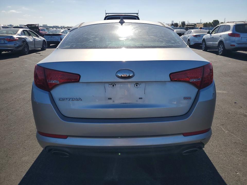 2013 Kia Optima VIN 5XXGM4A73DG243179 COPART salvage auction — REAR END, Ca - Dis/Dlr/Exp Only Lien Papers (P), sold $650 on 2026-07-27 (photo 6)
