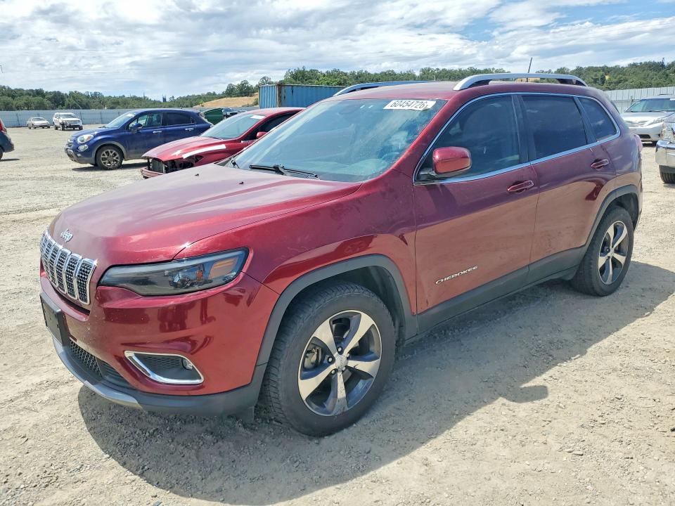 2019 Jeep Cherokee VIN 1C4PJMDXXKD250416 COPART salvage auction — REAR END, Salvage Title, sold $2,000 on 2026-07-24 (photo 1)